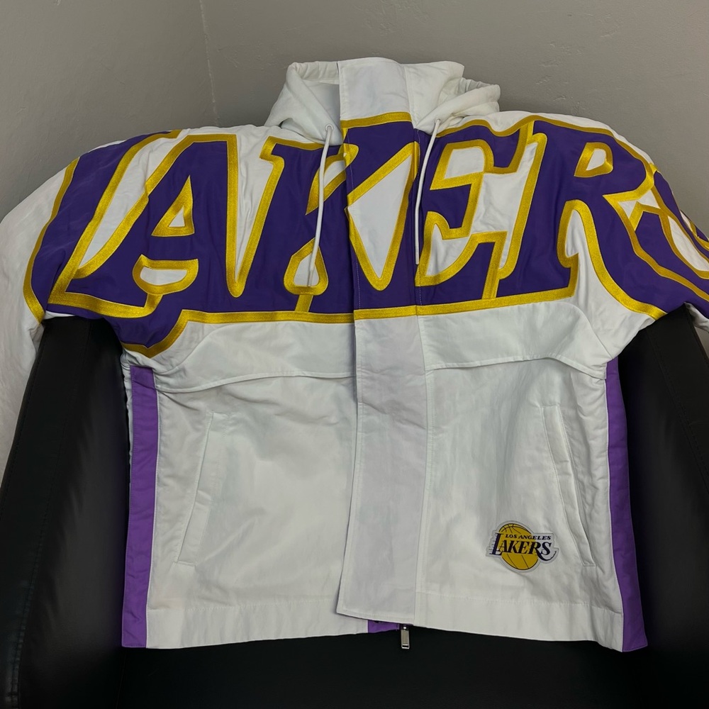 Nike x Ambush NBA Collection Lakers Jacket
White/Purple/Gold